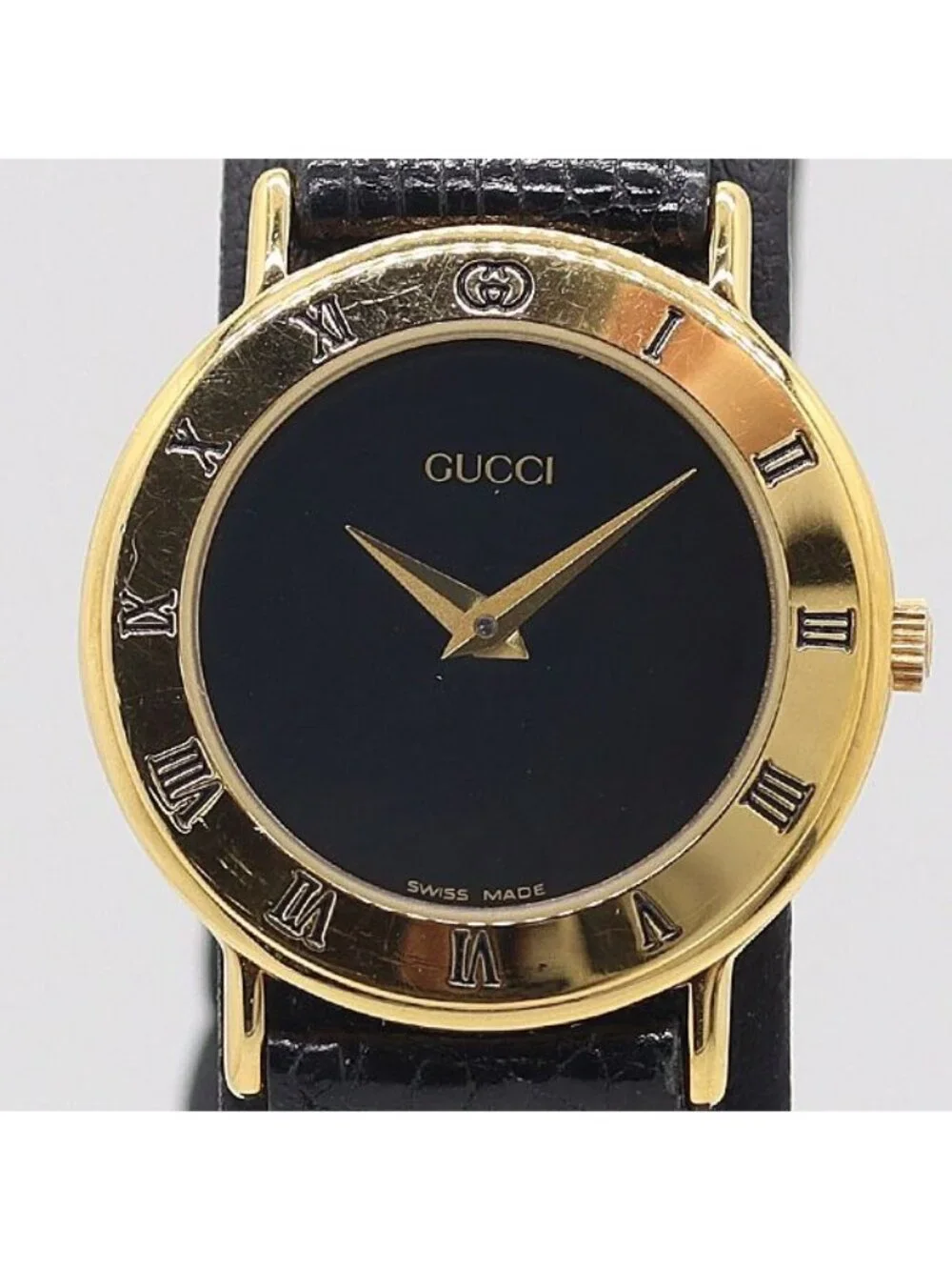 Gucci 3000.2 L Quartz Black Dial Watch